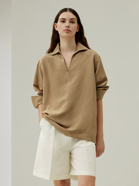 Chemisier Soie Végétale Femme